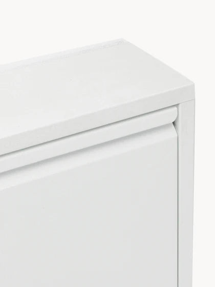 Lot de 2 - 1 payé = 2 reçus Meuble à chaussures mural pliable Caruso - Blanc