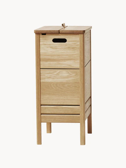 Panier à linge en bois de chêne, ligne A