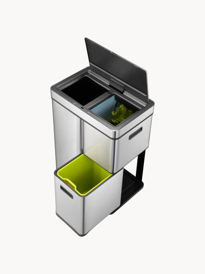 Poubelle Mirage avec capteur, 30 L + 2 x 15 L