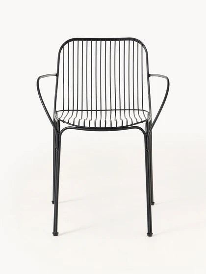 Chaise de jardin Hiray avec accoudoirs