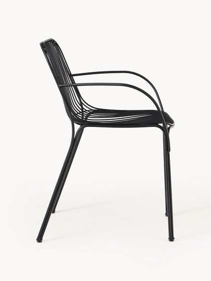 Chaise de jardin Hiray avec accoudoirs