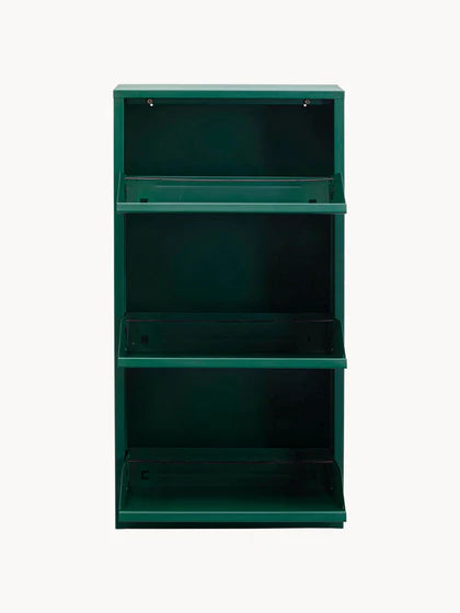 Lot de 2 - 1 payé = 2 reçus Meuble à chaussures mural pliable Caruso - Essence