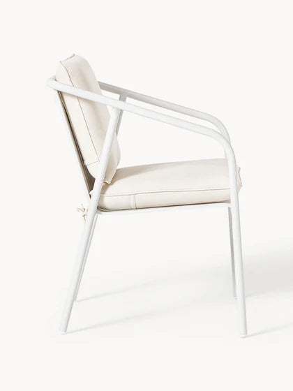 Chaise de jardin Caio avec accoudoirs