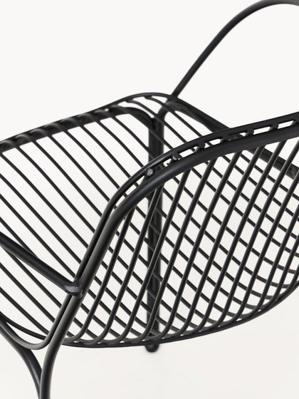 Chaise de jardin Hiray avec accoudoirs