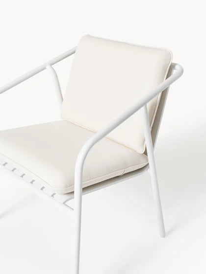 Chaise de jardin Caio avec accoudoirs