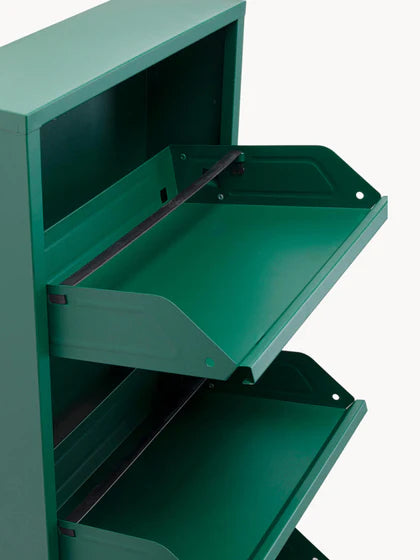 Lot de 2 - 1 payé = 2 reçus Meuble à chaussures mural pliable Caruso - Essence